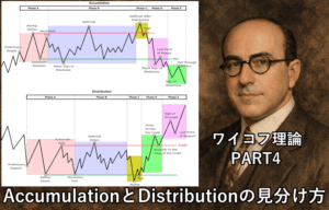 ワイコフ理論徹底解説④アキュムレーションとディストリビューションの見分け方
